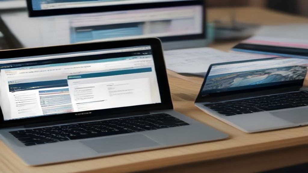 Hiring mistake: comparing confusing freelancer portfolios on screen