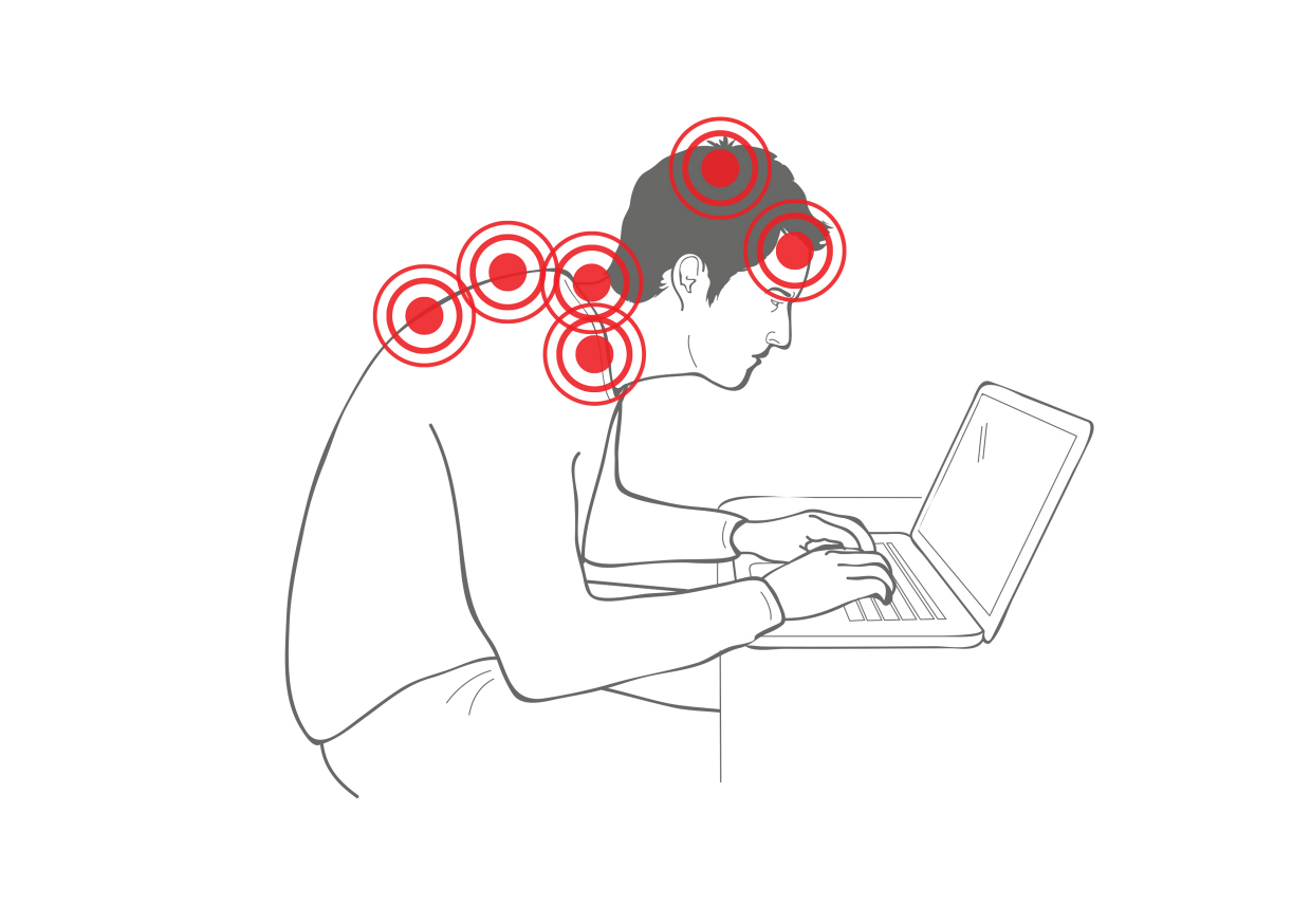 Stressed professional at a computer while reviewing work (Andwall2 / CC0)